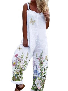 Butterfly Flower Jumpsuit Overalls
