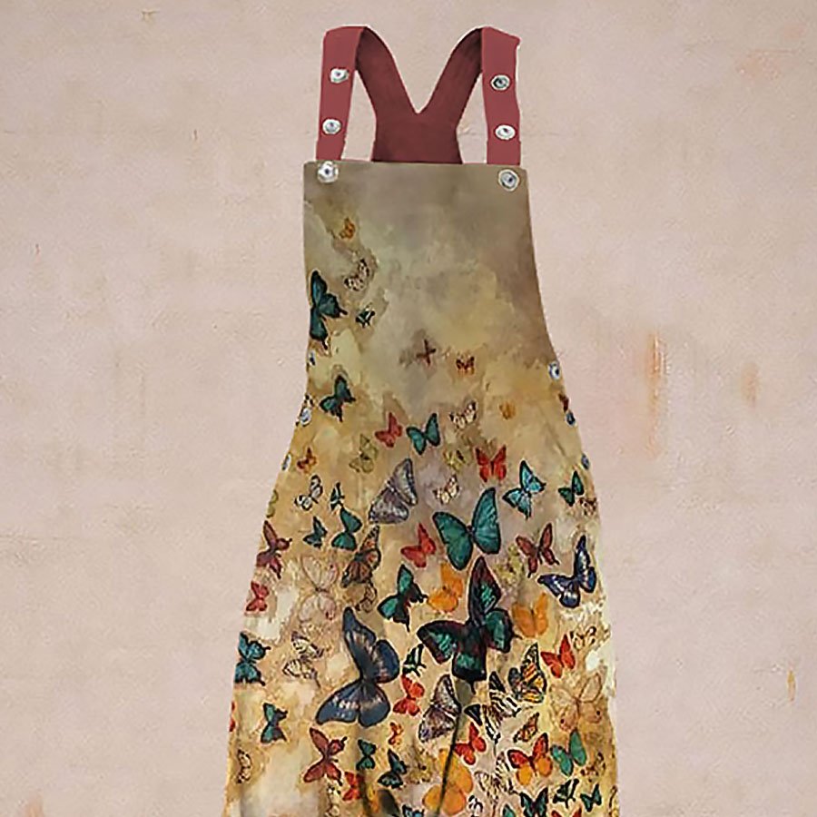 Ladies Casual Printed Harem Jumpsuit